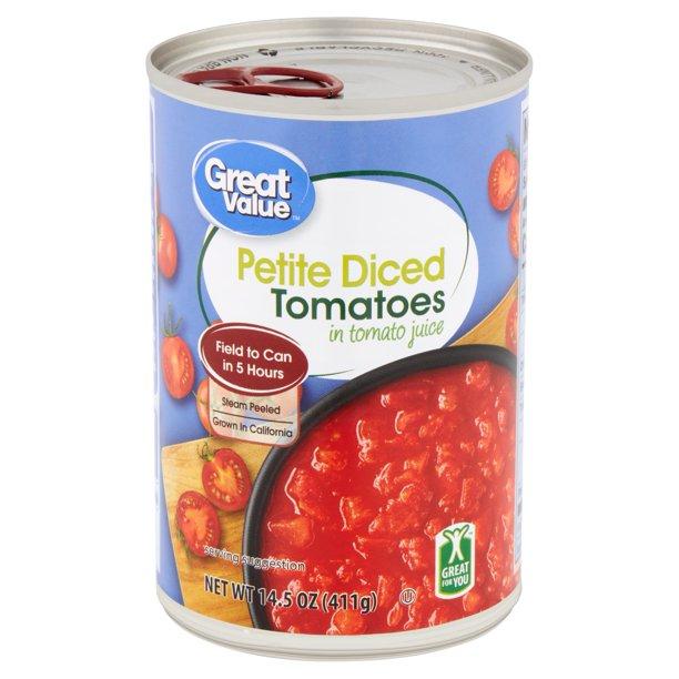 Petite Diced Tomatoes in Tomato Juice, 14.5 Oz